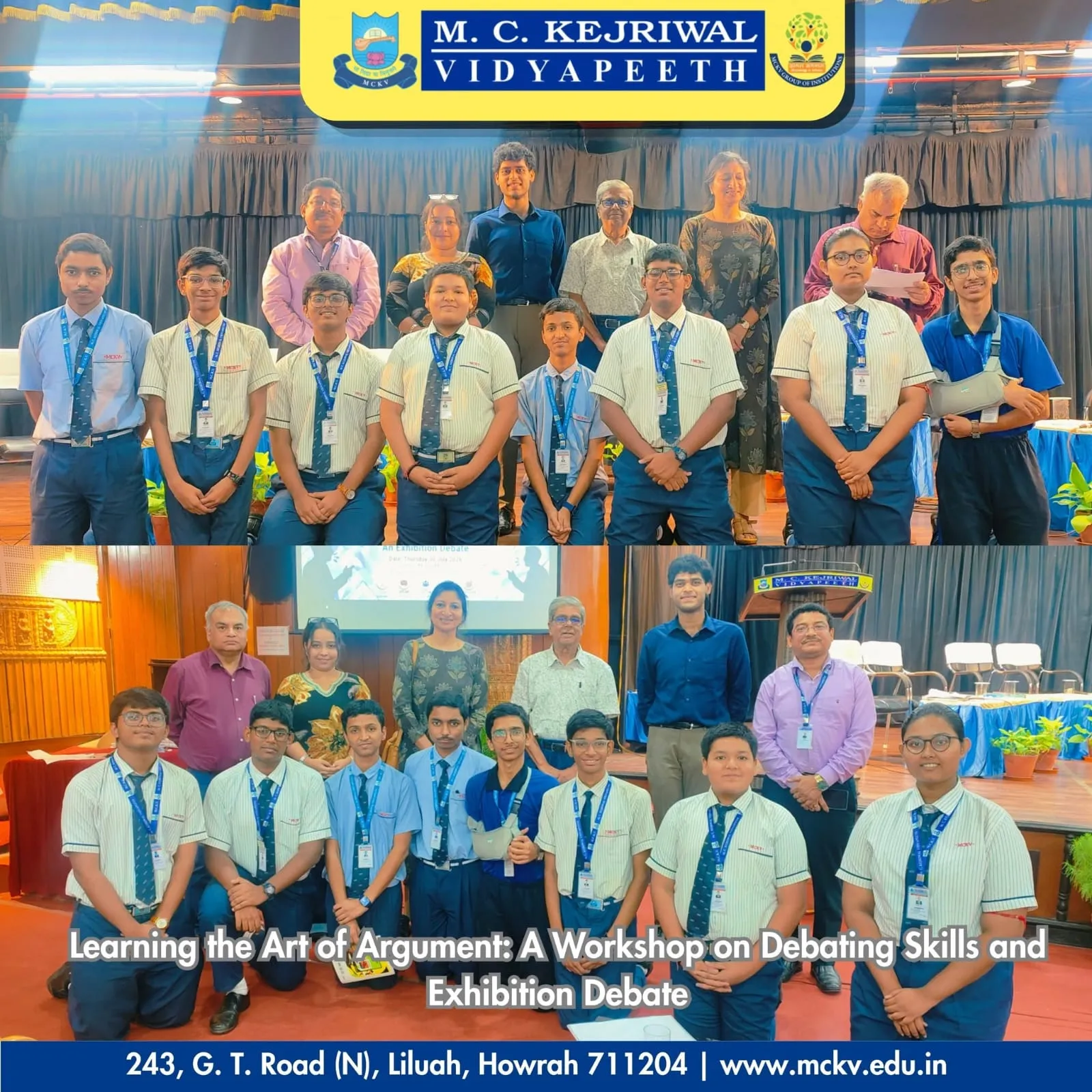 Debate Training Workshop at M. C. Kejriwal Vidyapeeth — Calcutta Debating Circle